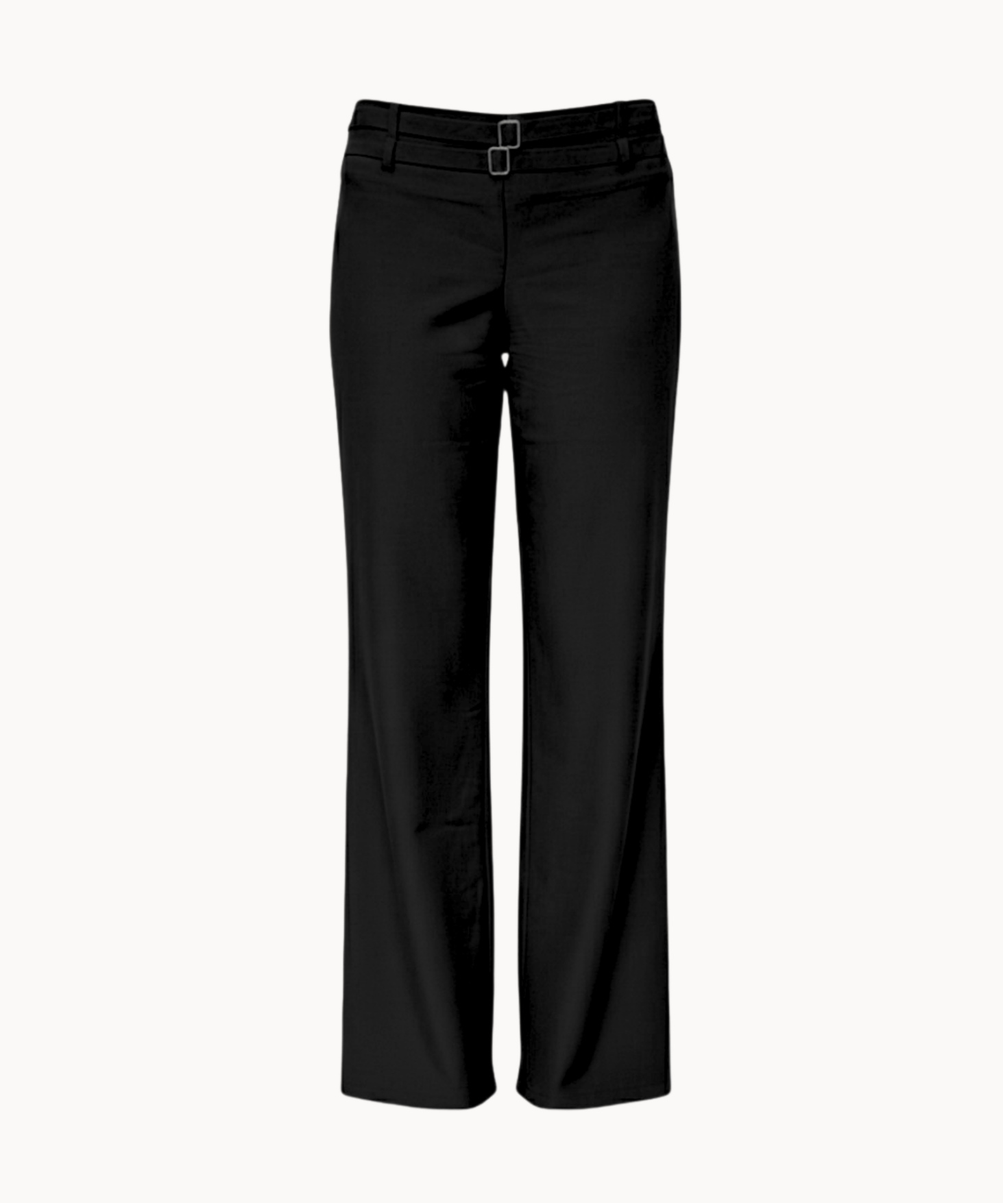 Elira Low Waist Bukser - Sort - ByStenholt.dk