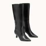 Ella Kitten Heel Støvler - Sort