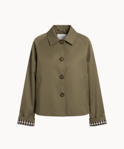 Elora Short Trench - Khaki - ByStenholt.dk