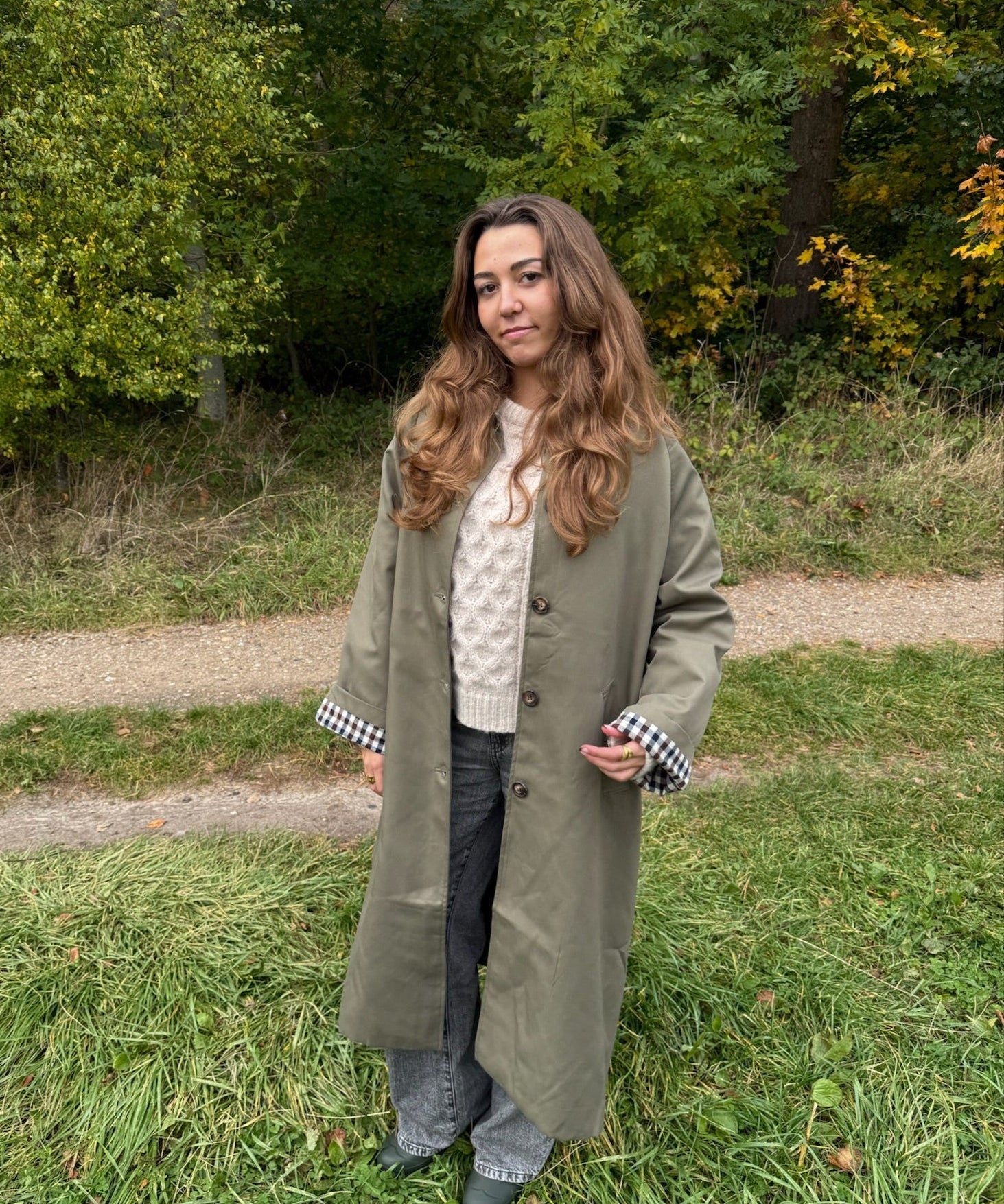 Elora Trench Coat - Khaki - ByStenholt.dk