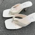 Ely Sandaler med Hæl - Beige - ByStenholt.dk