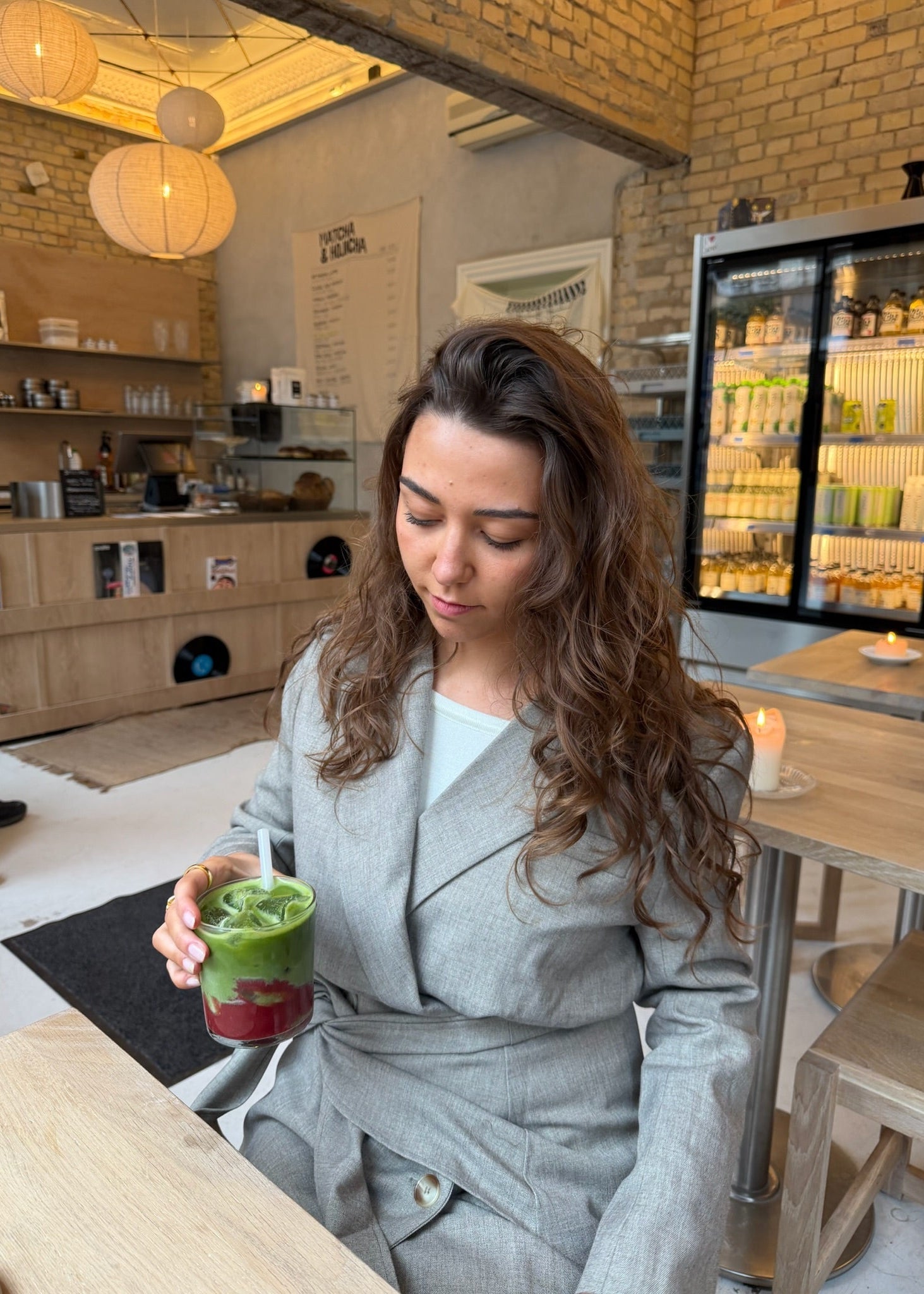 Emma Tie Blazer - Taupe - ByStenholt.dk