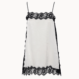 Firkantet Satin Top - Hvid - ByStenholt.dk