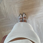 Flora Nederdel - Hvid - ByStenholt.dk