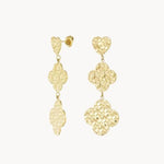 Freya Øreringe - Guldbelagt - ByStenholt.dk