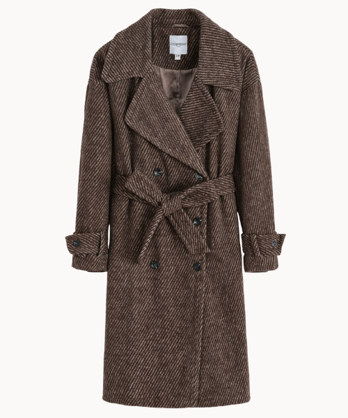 Frida Lang Coat - Brun - ByStenholt.dk