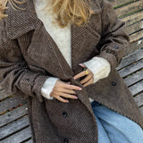 Frida Lang Coat - Brun - ByStenholt.dk