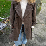 Frida Lang Coat - Brun - ByStenholt.dk
