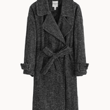 Frida Lang Coat - Sort - ByStenholt.dk