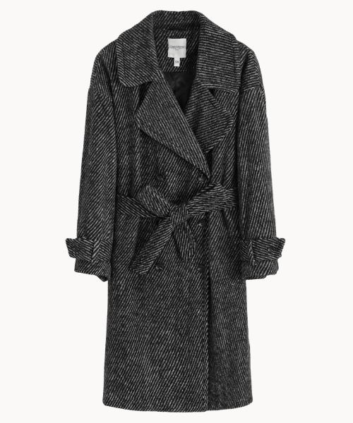 Frida Lang Coat - Sort - ByStenholt.dk