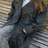 Frida Lang Coat - Sort - ByStenholt.dk