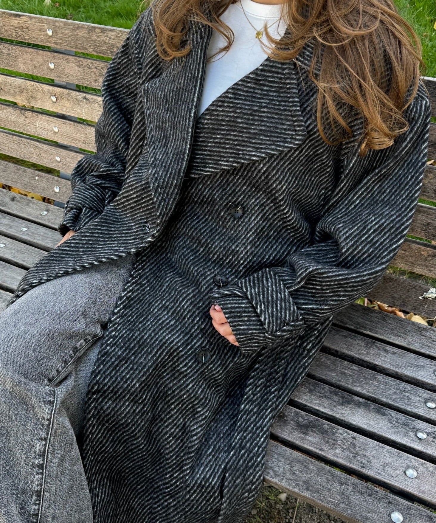 Frida Lang Coat - Sort - ByStenholt.dk