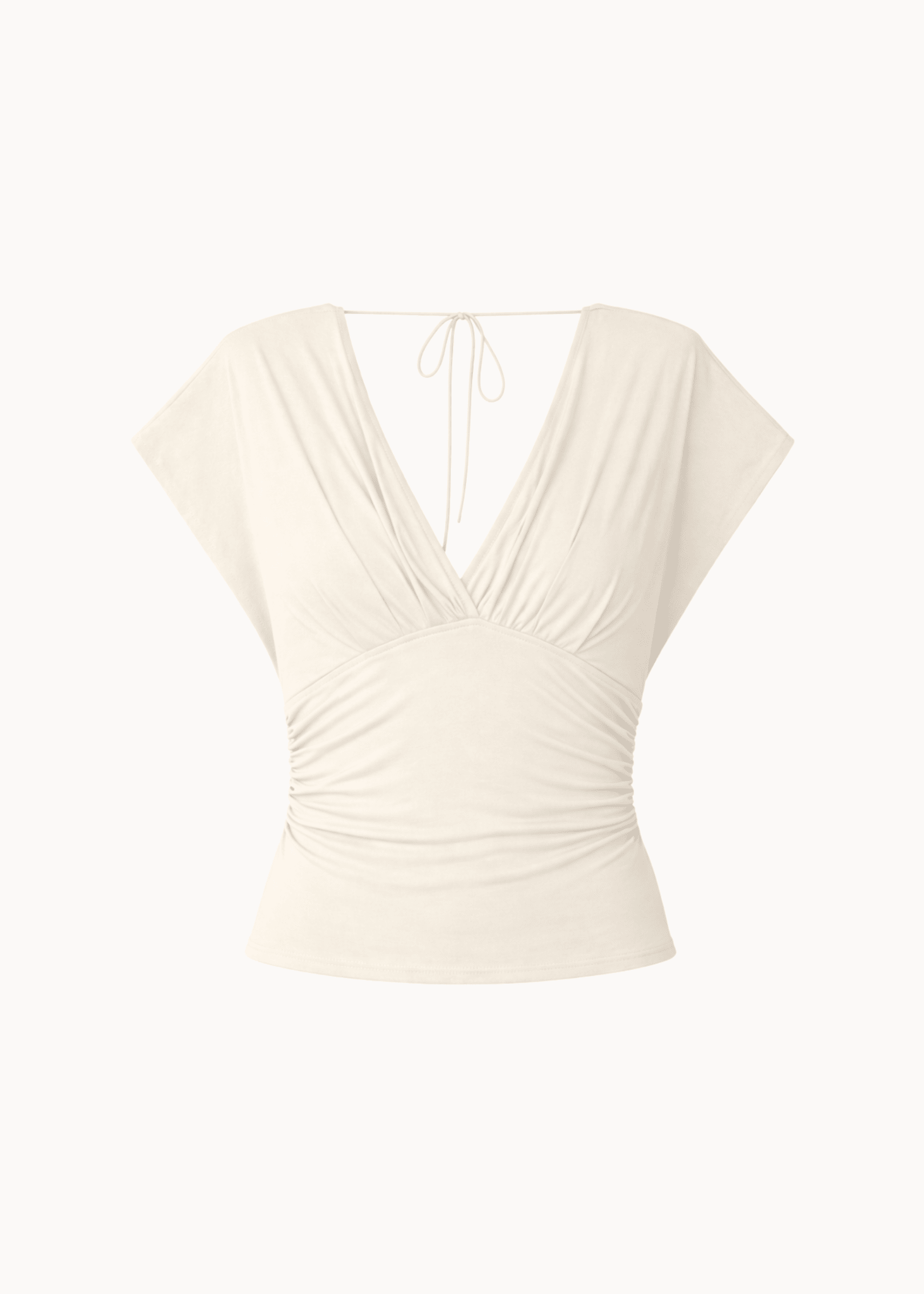 Gaia Top + Aia Nederdel Sæt - Creme - ByStenholt.dk