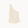 Gia One Shoulder Paillet Top - Creme - ByStenholt.dk