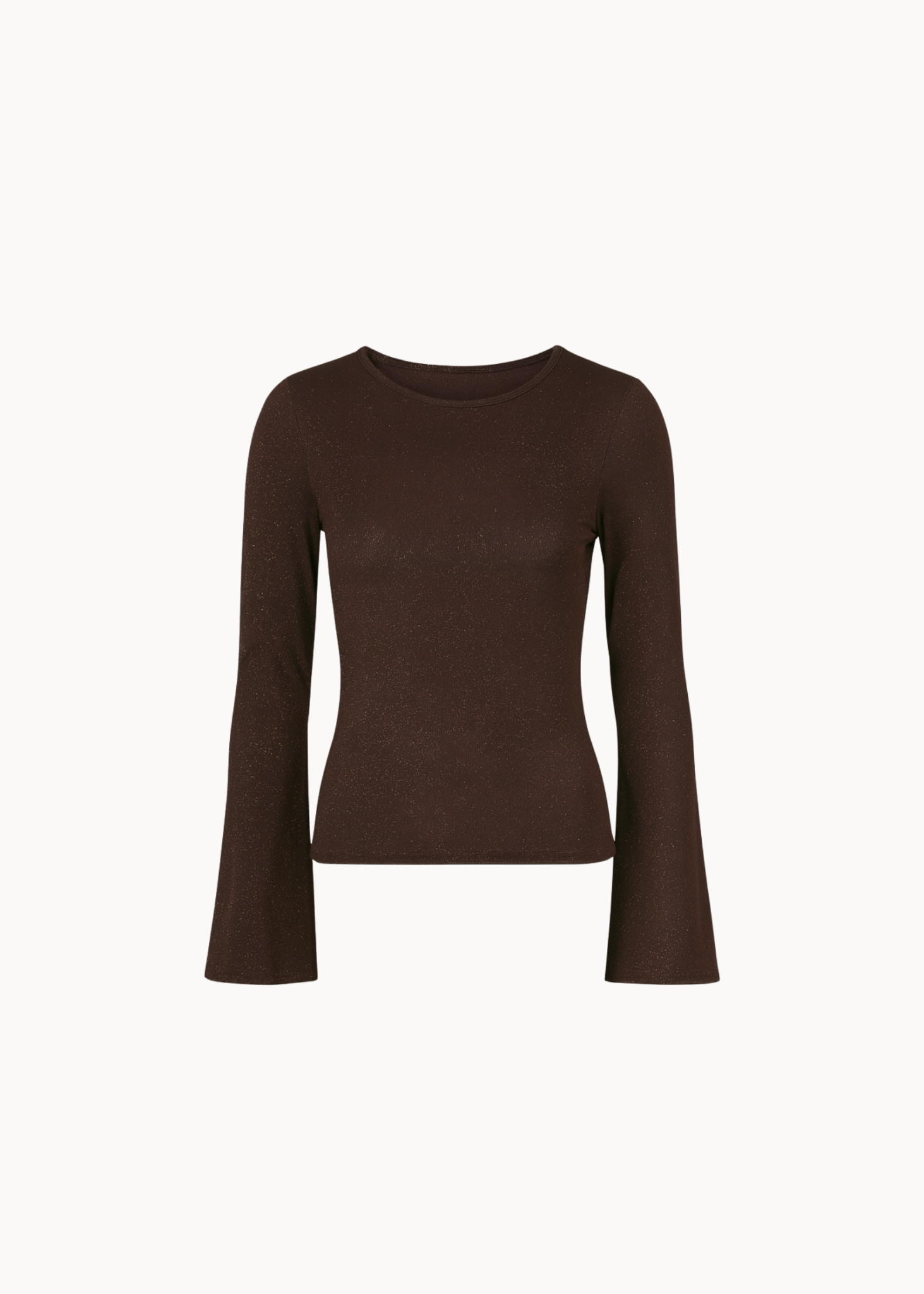 Glimmer Bluse – Mørkebrun - ByStenholt.dk