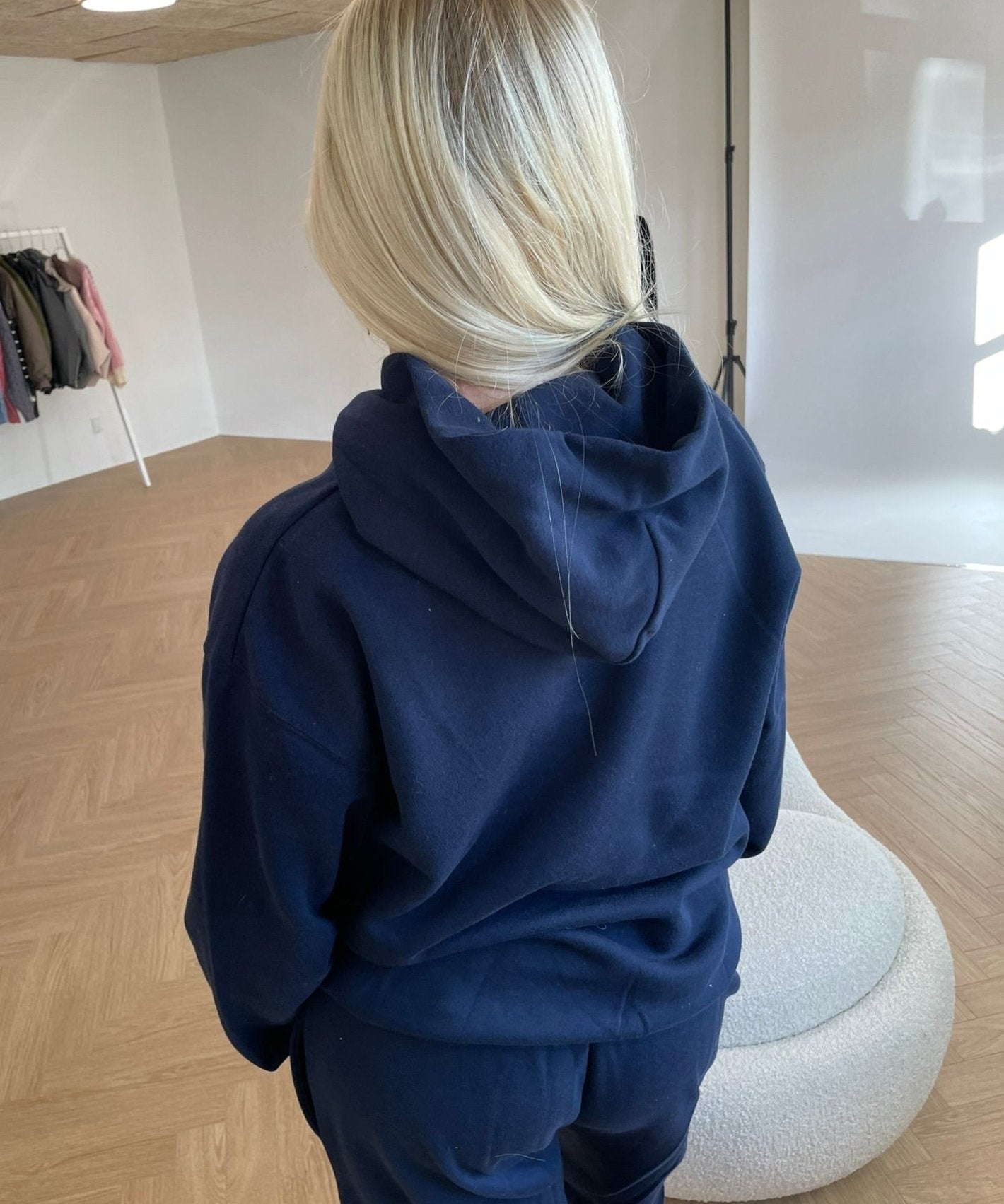 Hoodie - Navy - ByStenholt.dk