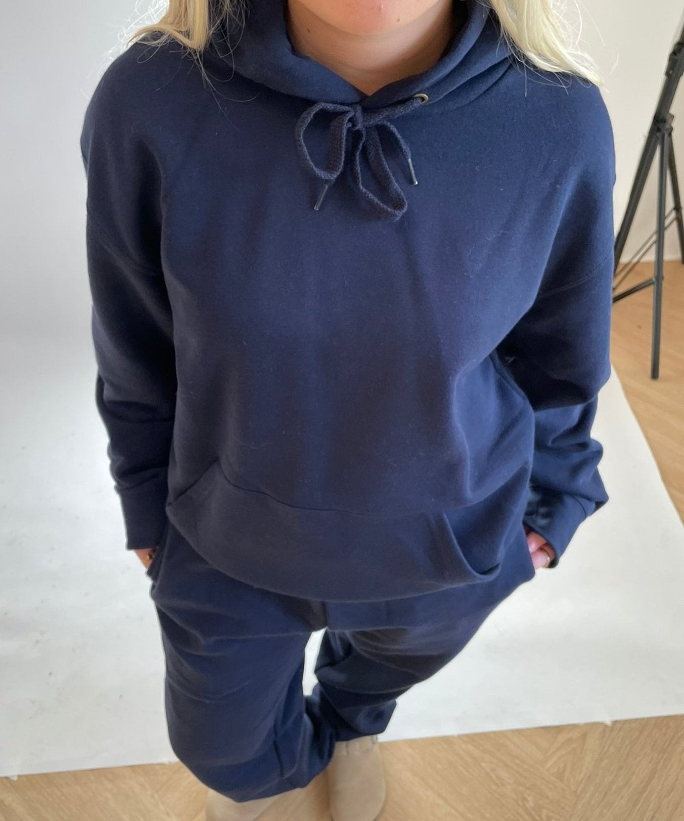 Hoodie - Navy - ByStenholt.dk