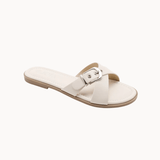 Ingrid Spænde Sandal - Beige - ByStenholt.dk