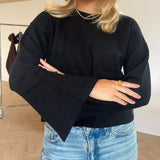Kamille Strik - Sort - ByStenholt.dk
