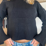 Kamille Strik - Sort - ByStenholt.dk