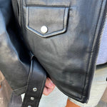 Læderjakke - Sort - ByStenholt.dk