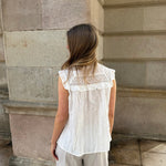 Laila Top - Hvid - ByStenholt.dk