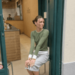 Langærmet Lag på Lag Bluse - Grøn - ByStenholt.dk