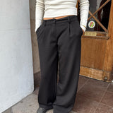 Lara Low Waist Habitbukser - Sort - ByStenholt.dk