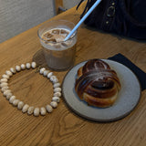 Leah Perlehalskæde - Beige - ByStenholt.dk