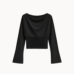 Liva Fitted Strik - Sort - ByStenholt.dk