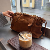 London Ruskind Taske - Camel - ByStenholt.dk