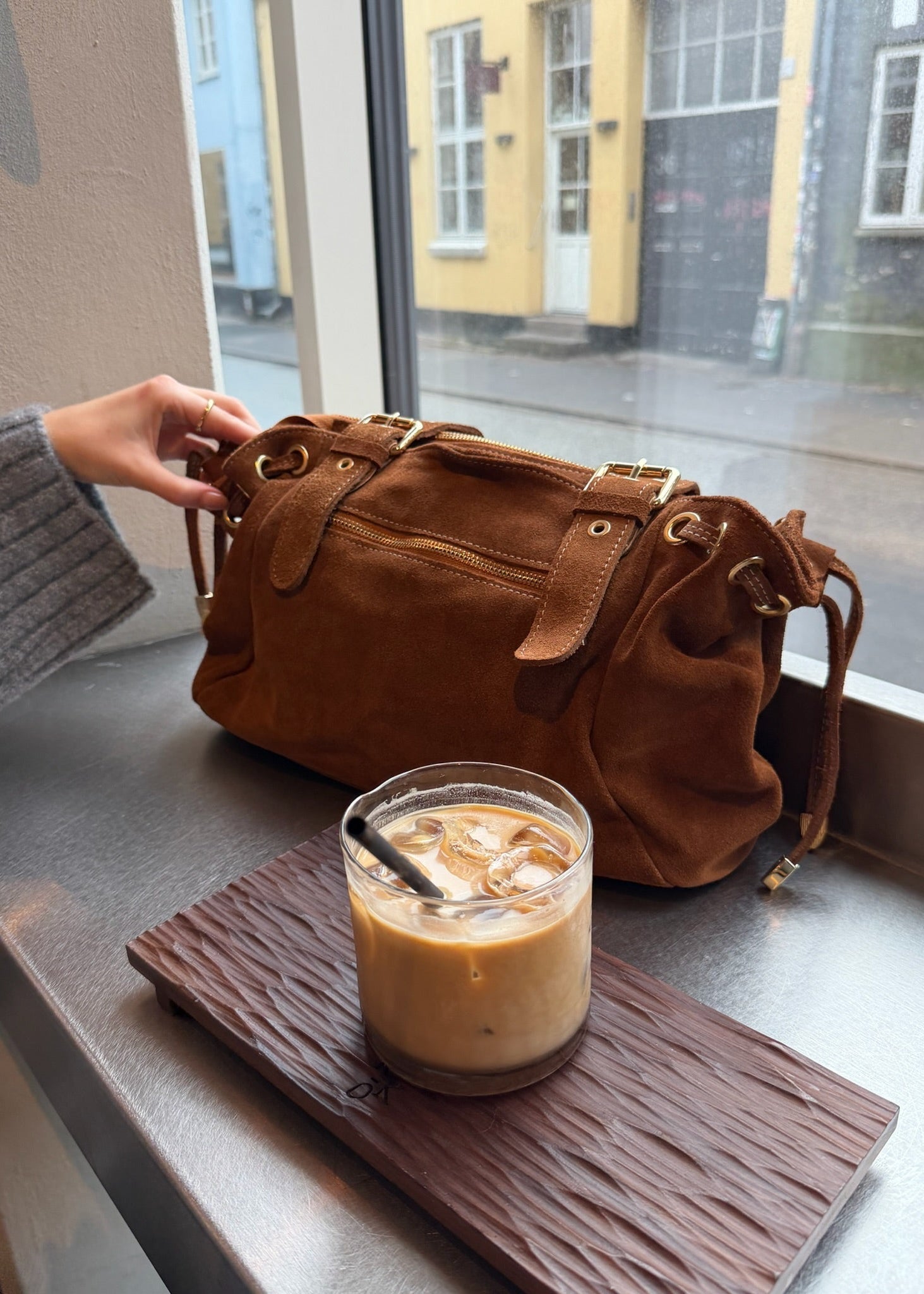 London Ruskind Taske - Camel - ByStenholt.dk