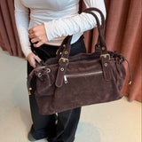 London Ruskind Taske - Mørkebrun - ByStenholt.dk