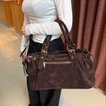 London Ruskind Taske - Mørkebrun - ByStenholt.dk