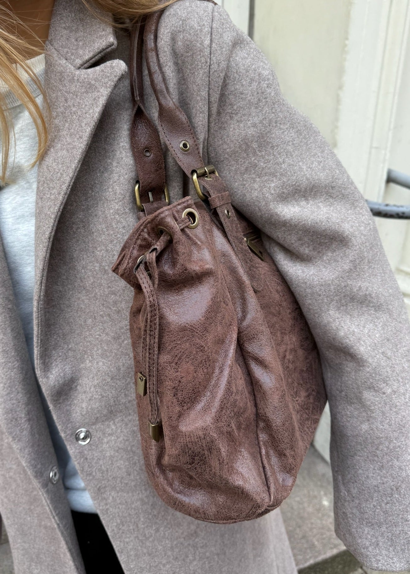 London Taske - Mørkebrun - ByStenholt.dk