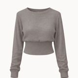 Loui figursyet Strik - Taupe - ByStenholt.dk