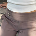 Low Waist Bukser - Brun - ByStenholt.dk