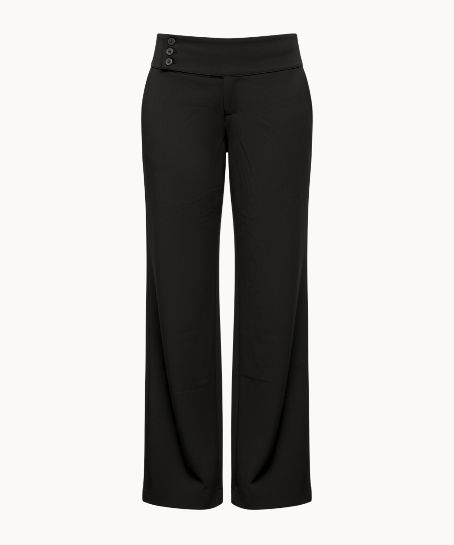 Low Waist Bukser - Sort - ByStenholt.dk