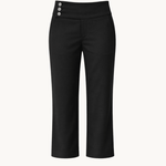 Low Waist Capribukser - Sort - ByStenholt.dk