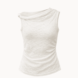 Lucca Twisted Top - Hvid - ByStenholt.dk