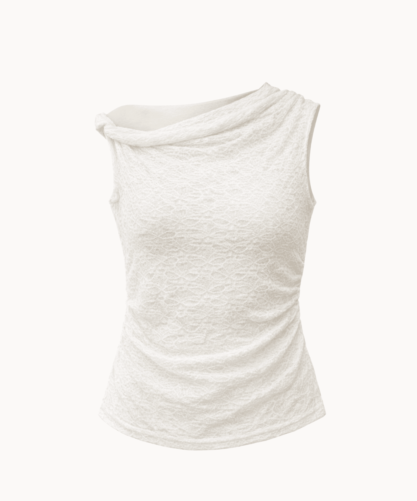 Lucca Twisted Top - Hvid - ByStenholt.dk