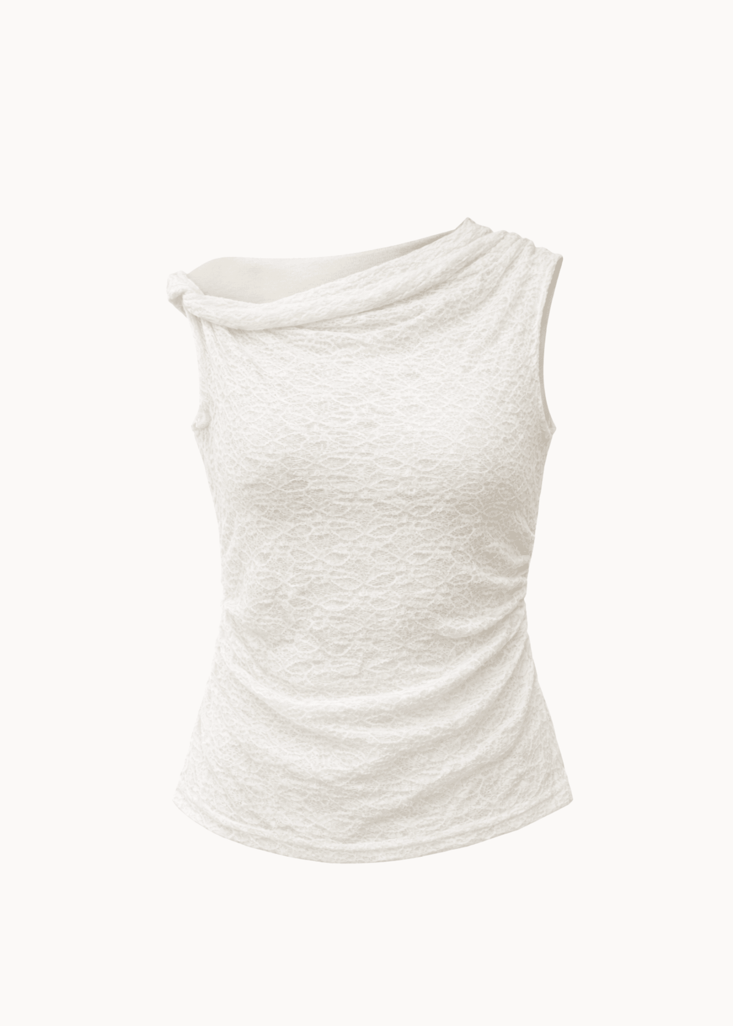 Lucca Twisted Top - Hvid - ByStenholt.dk