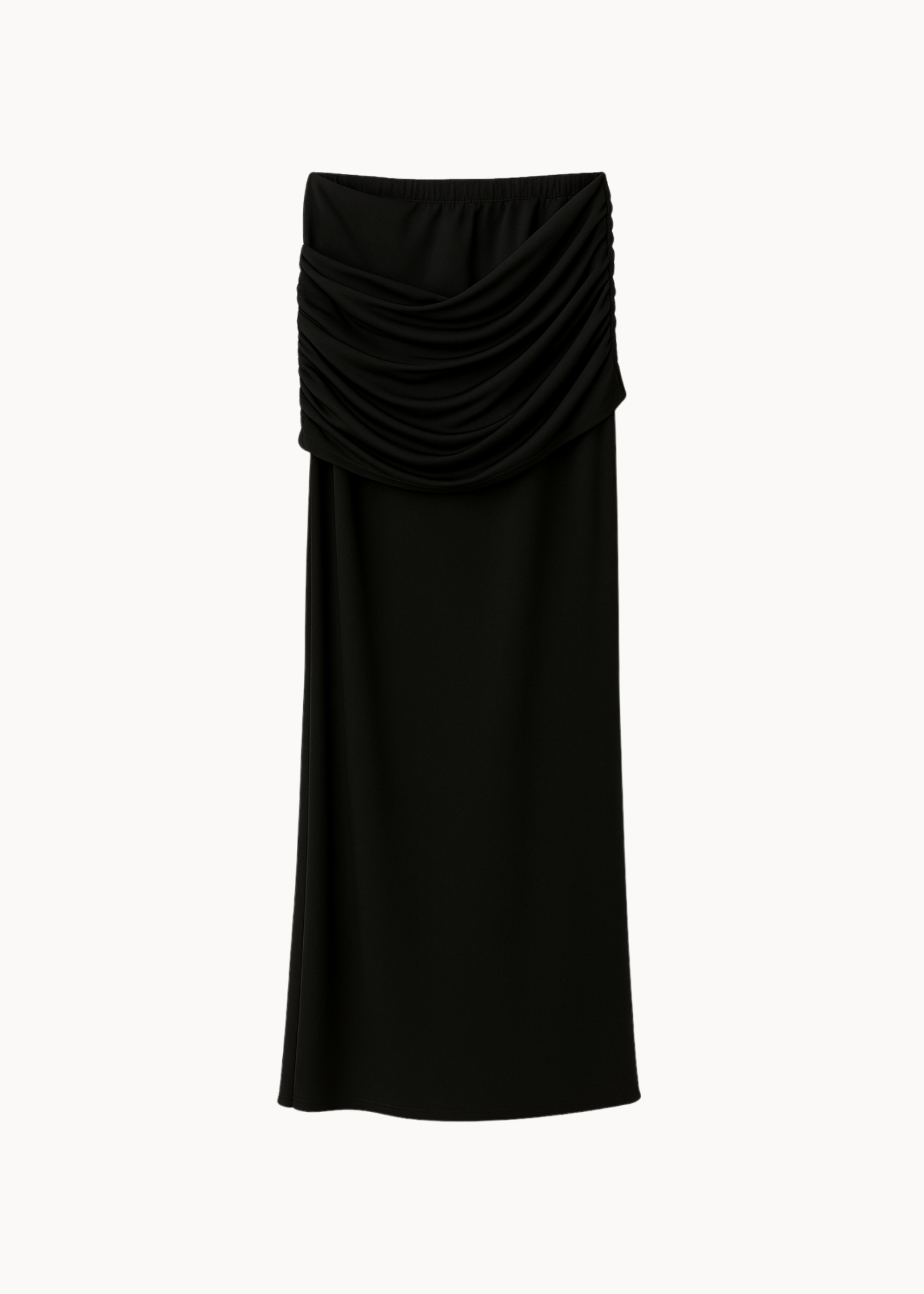 Lucia Maxi Nederdel - Sort - ByStenholt.dk