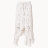 Marina Hæklet Nederdel - Hvid - ByStenholt.dk