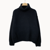 Maya Turtleneck Strik – Sort - ByStenholt.dk