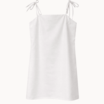 Melina Mini Kjole - Hvid - ByStenholt.dk