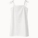 Melina Mini Kjole - Hvid - ByStenholt.dk