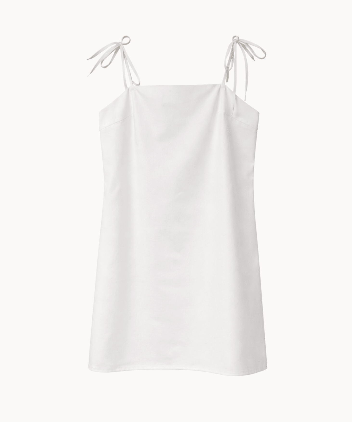 Melina Mini Kjole - Hvid - ByStenholt.dk