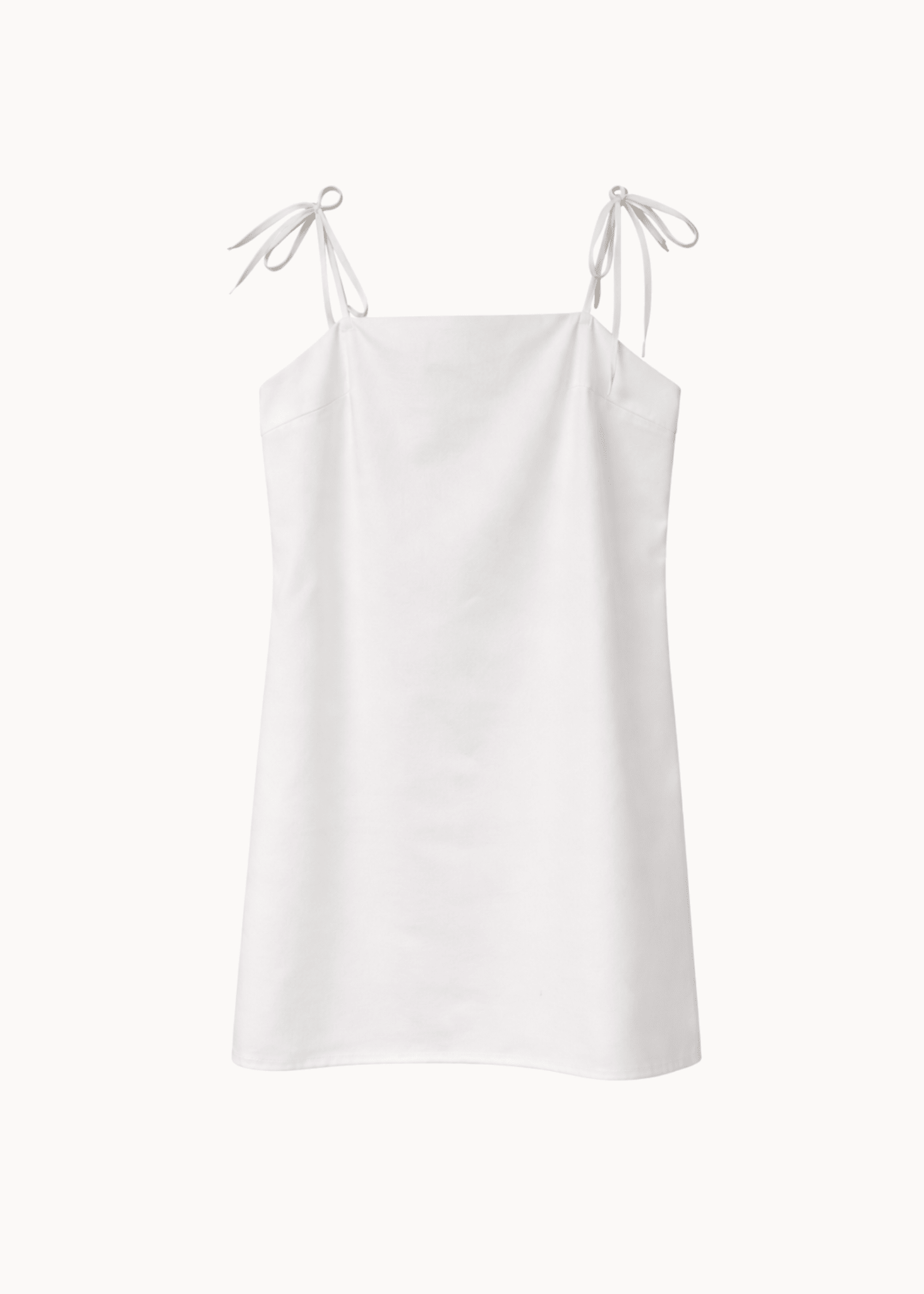 Melina Mini Kjole - Hvid - ByStenholt.dk