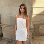 Melina Mini Kjole - Hvid - ByStenholt.dk